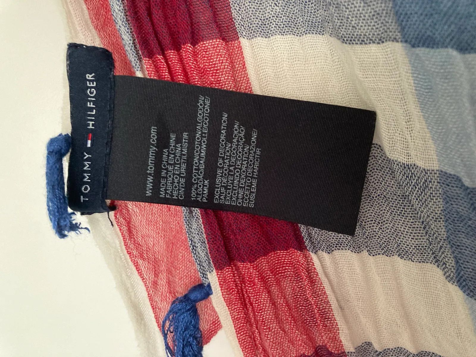 Tommy Hilfiger Tommy Hilfiger Scarf Size ONE SIZE - 5 Thumbnail