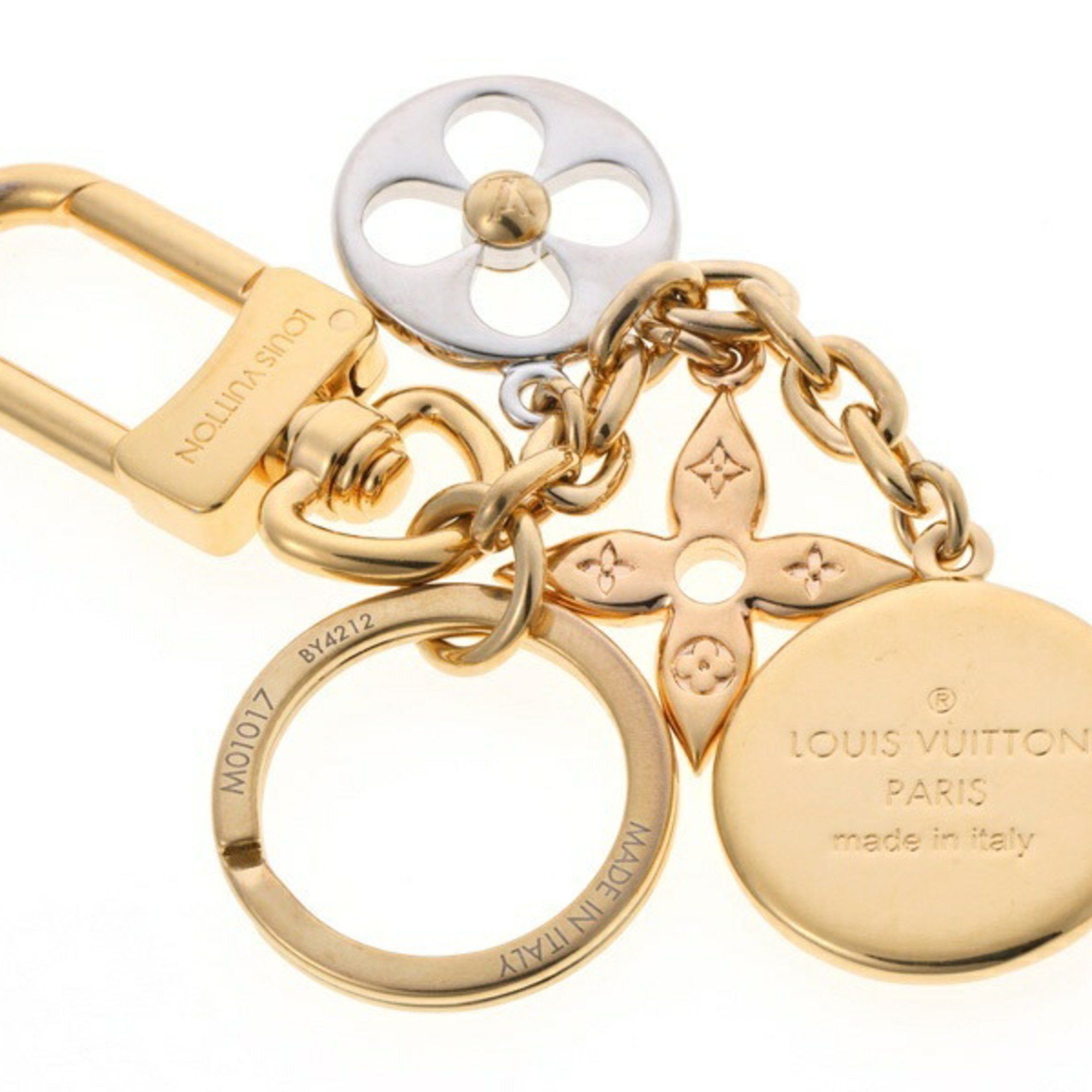 Louis Vuitton Louis Vuitton Porte Cles Nanogram Keychain M01017 Metal Gold S-158765 Size ONE SIZE - 4 Thumbnail