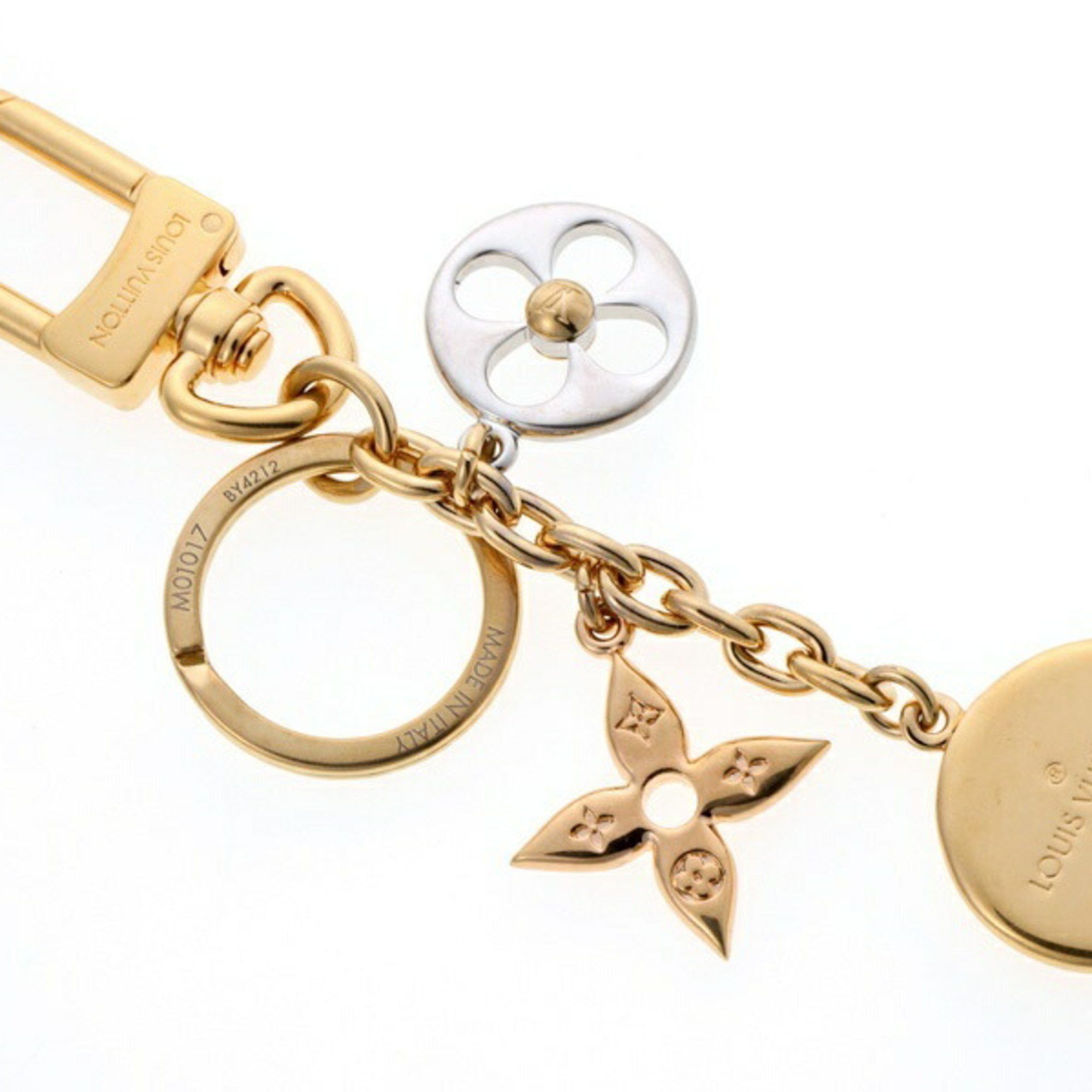 Louis Vuitton Louis Vuitton Porte Cles Nanogram Keychain M01017 Metal Gold S-158765 Size ONE SIZE - 2 Thumbnail