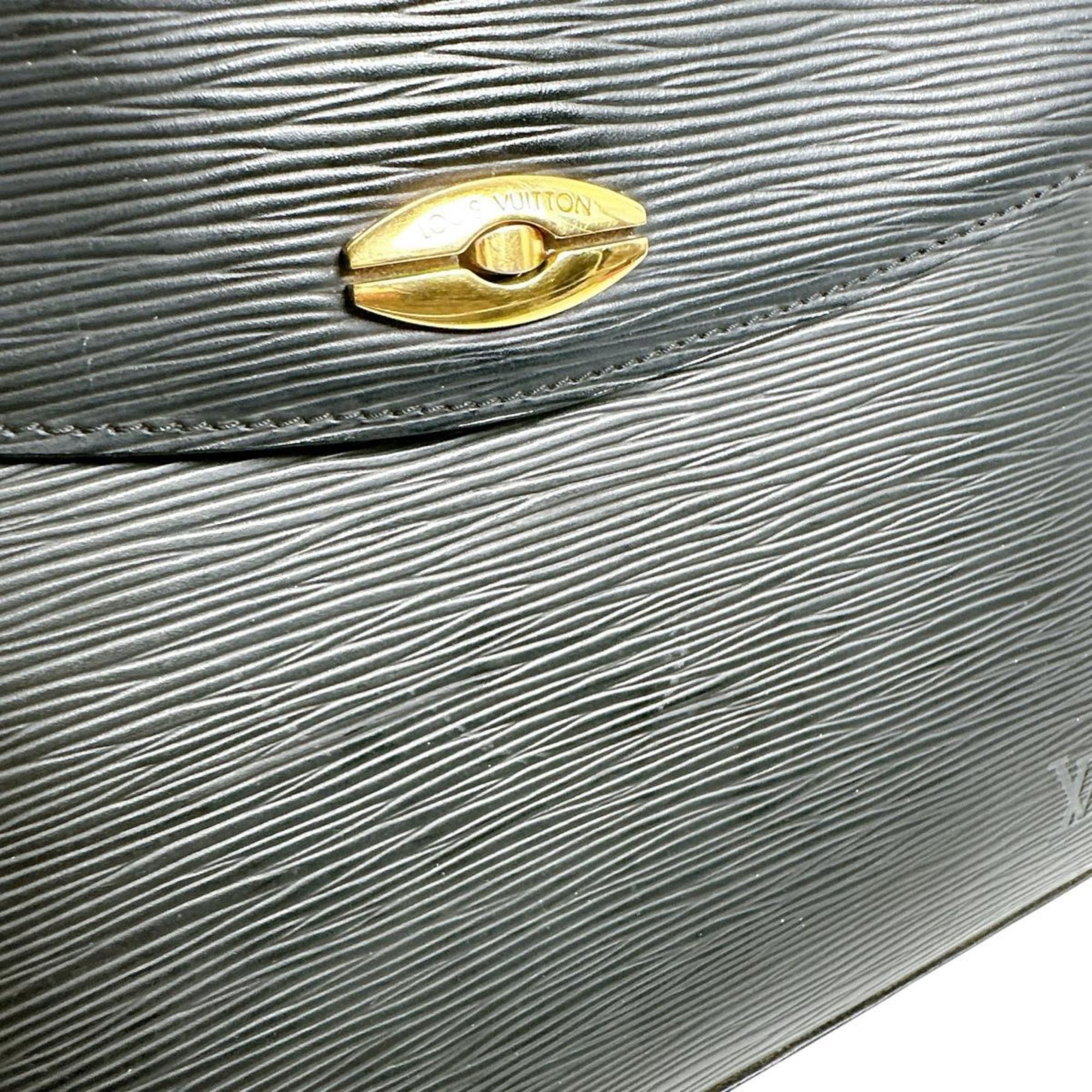 Louis Vuitton Louis Vuitton Epi Malesherbes Handbag in Leather, M52372, Black Size ONE SIZE - 14 Thumbnail