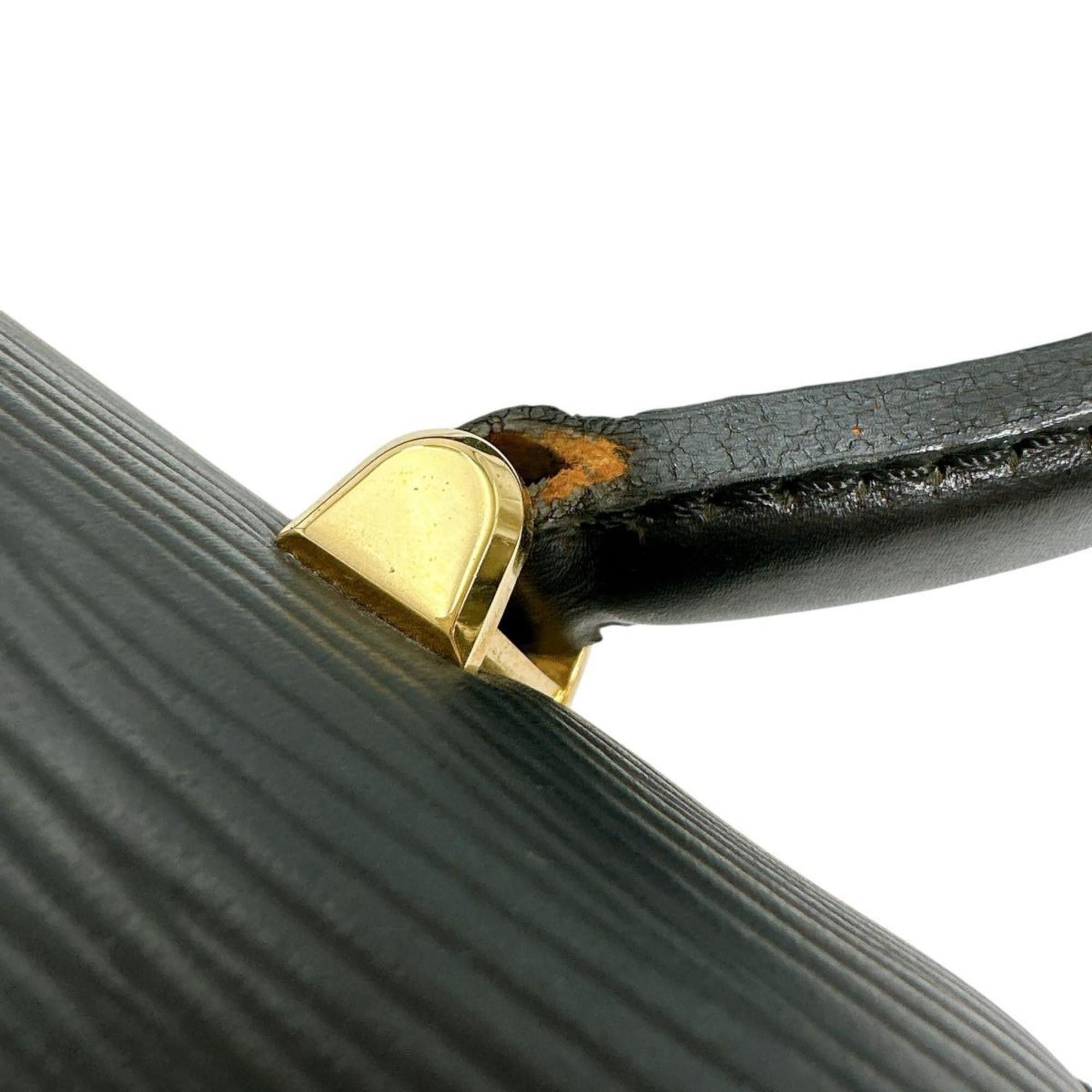 Louis Vuitton Louis Vuitton Epi Malesherbes Handbag in Leather, M52372, Black Size ONE SIZE - 10 Thumbnail