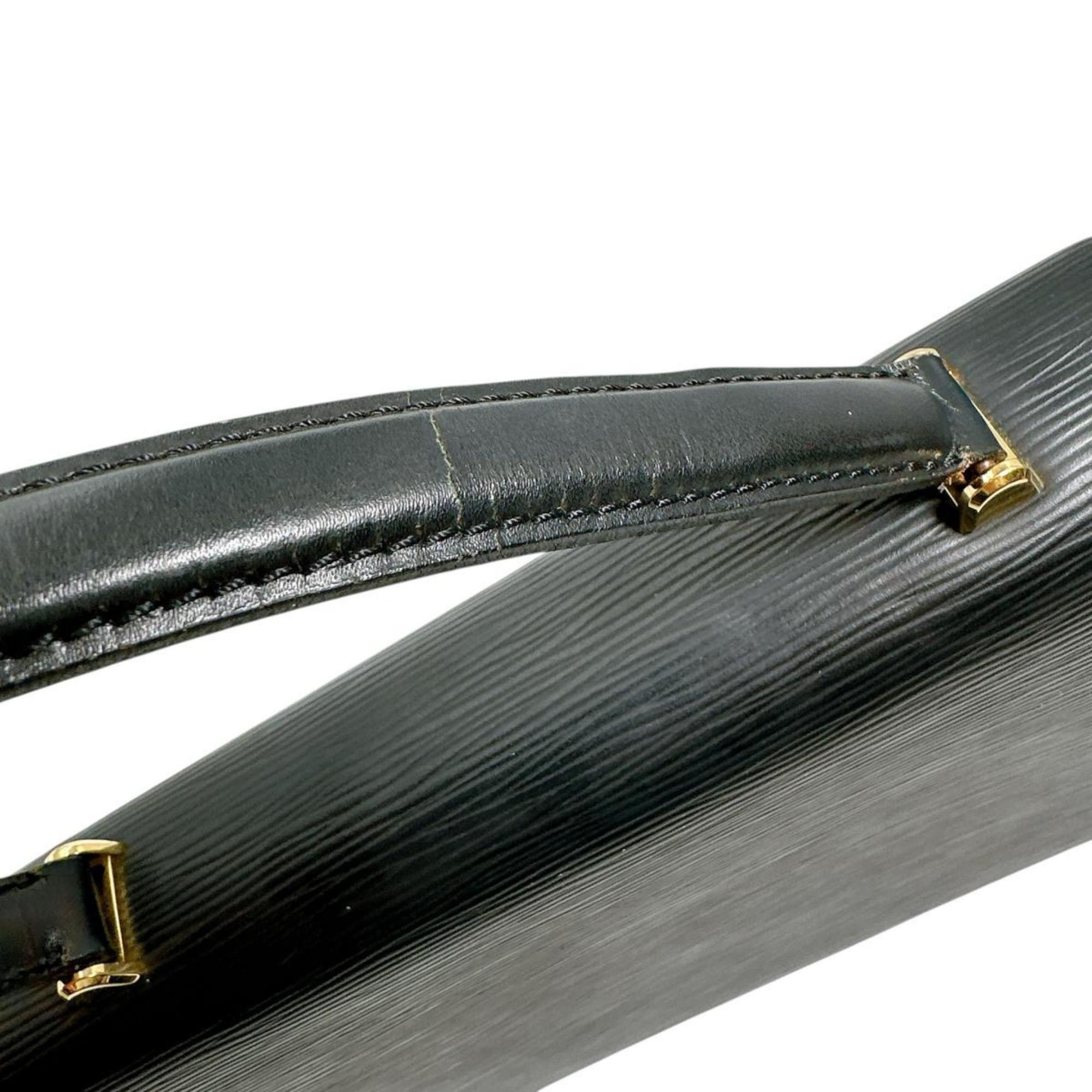 Louis Vuitton Louis Vuitton Epi Malesherbes Handbag in Leather, M52372, Black Size ONE SIZE - 11 Thumbnail