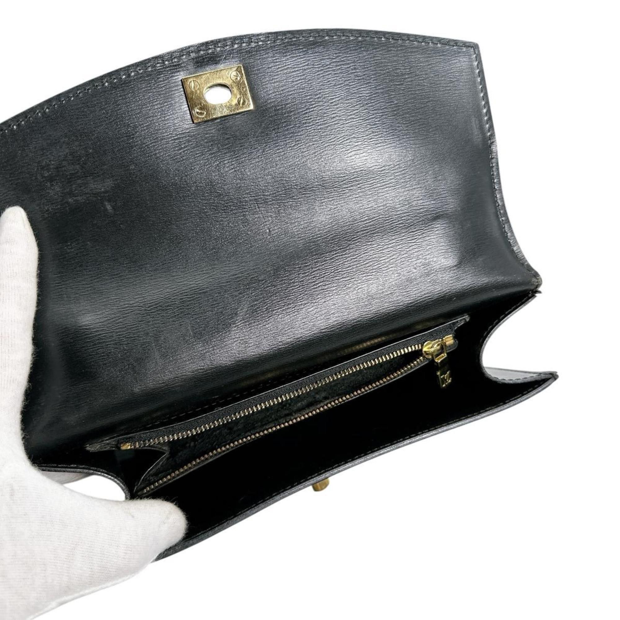 Louis Vuitton Louis Vuitton Epi Malesherbes Handbag in Leather, M52372, Black Size ONE SIZE - 12 Thumbnail