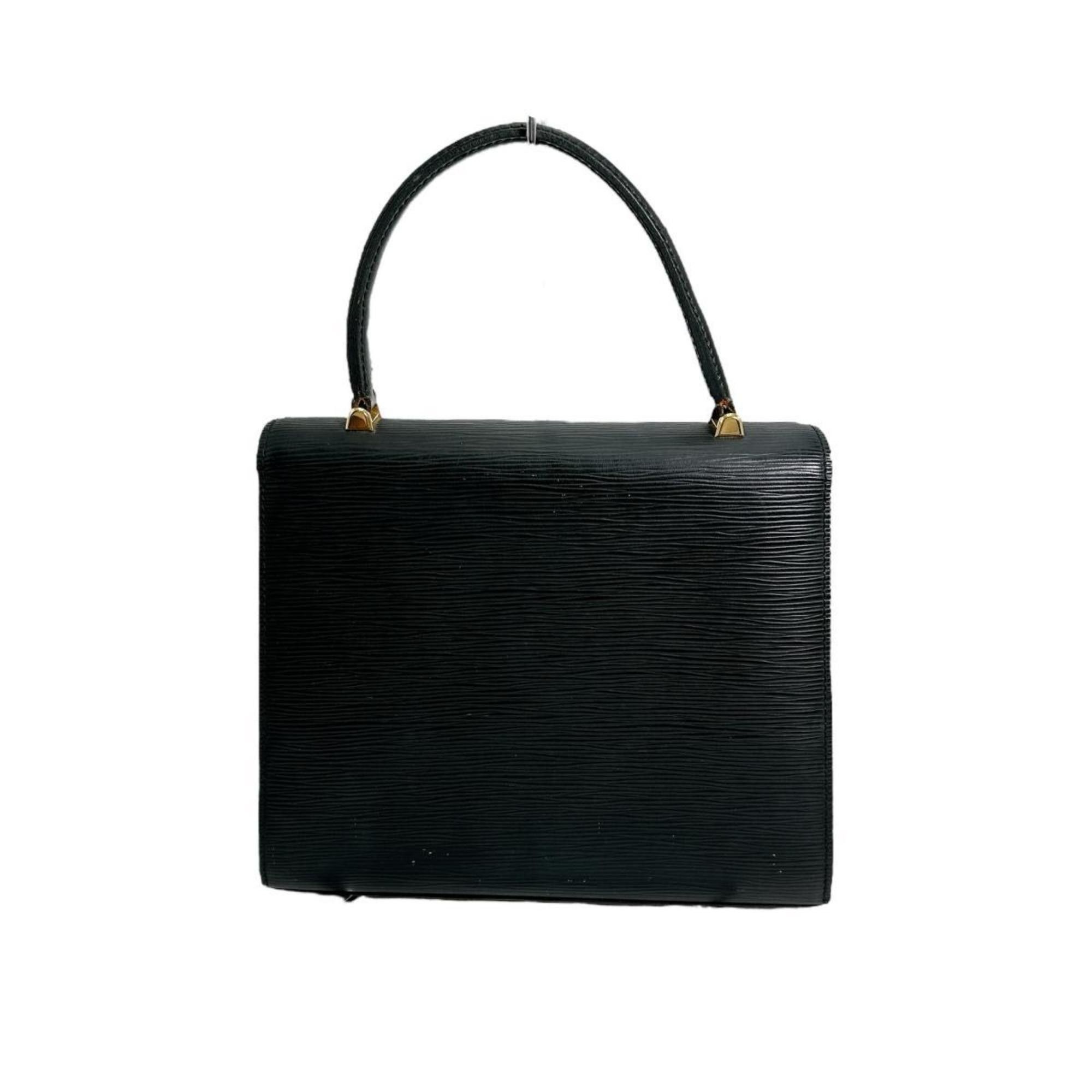 Louis Vuitton Louis Vuitton Epi Malesherbes Handbag in Leather, M52372, Black Size ONE SIZE - 2 Thumbnail
