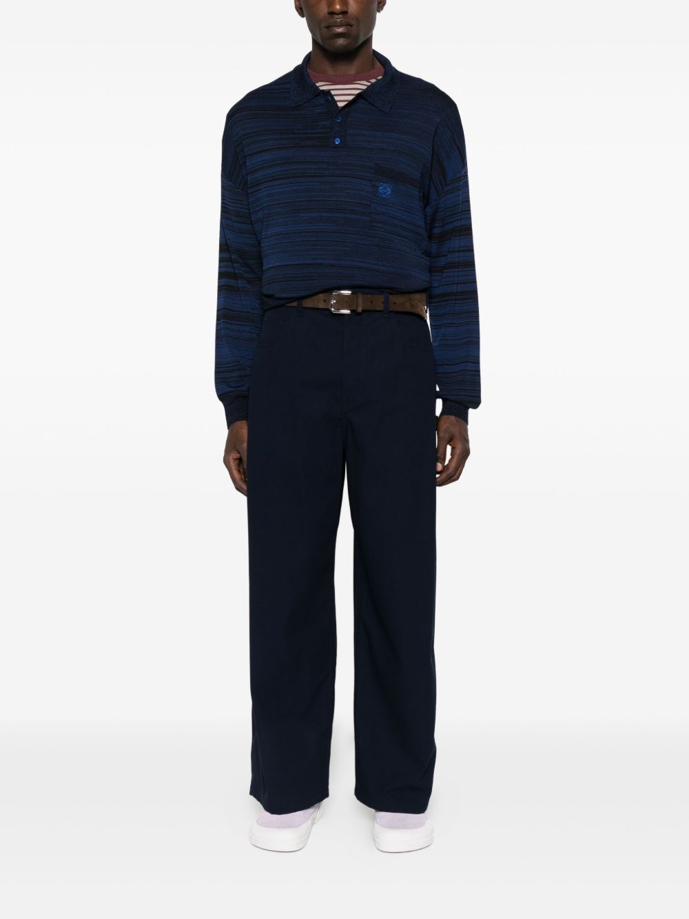 Loewe ANAGRAM WOOL POLO SHIRT Size US L / EU 52-54 / 3 - 2 Thumbnail