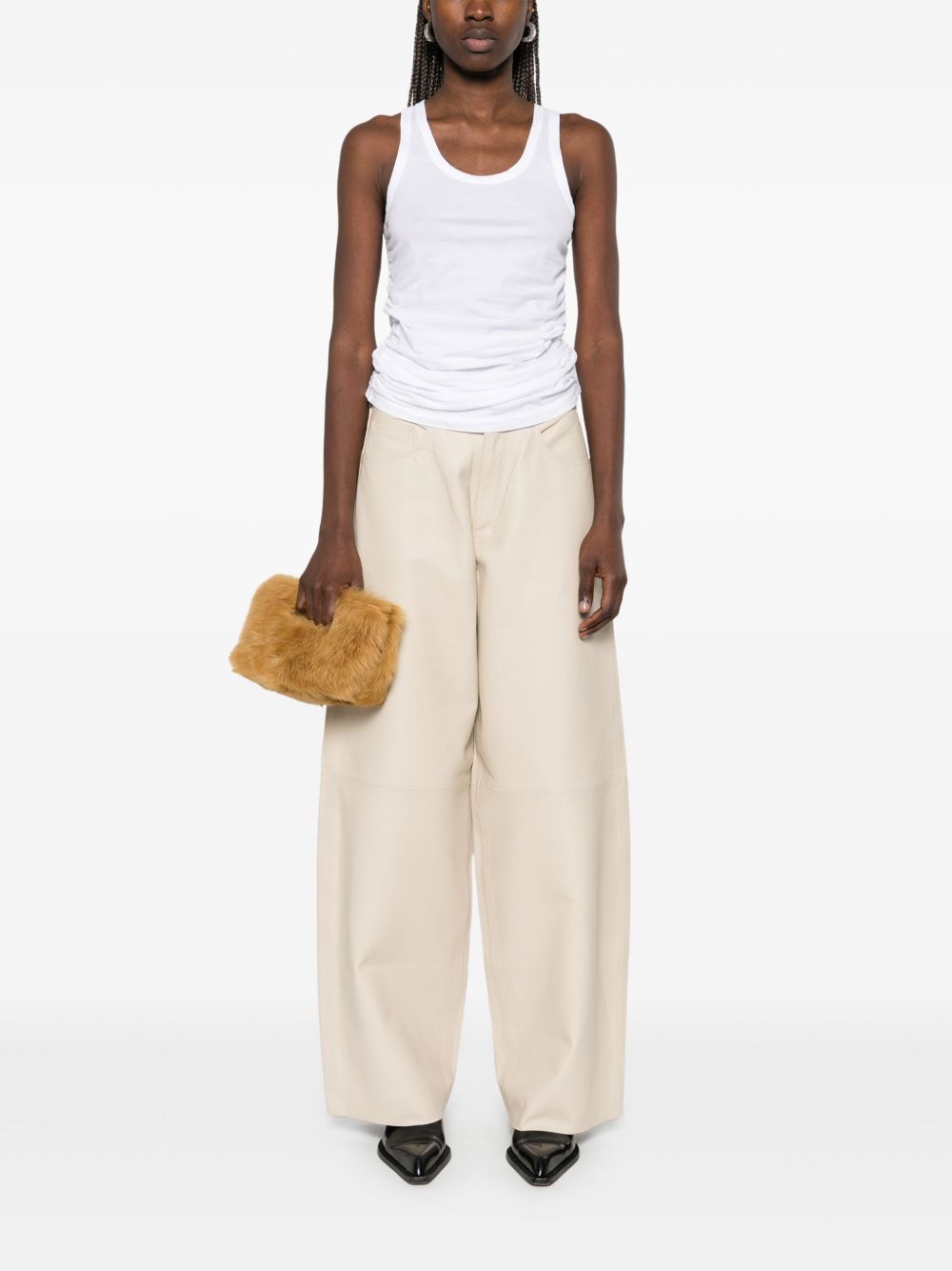 Haikure BETHANY LEATHER TROUSERS Size 24" / US 00 / IT 34 - 3 Thumbnail