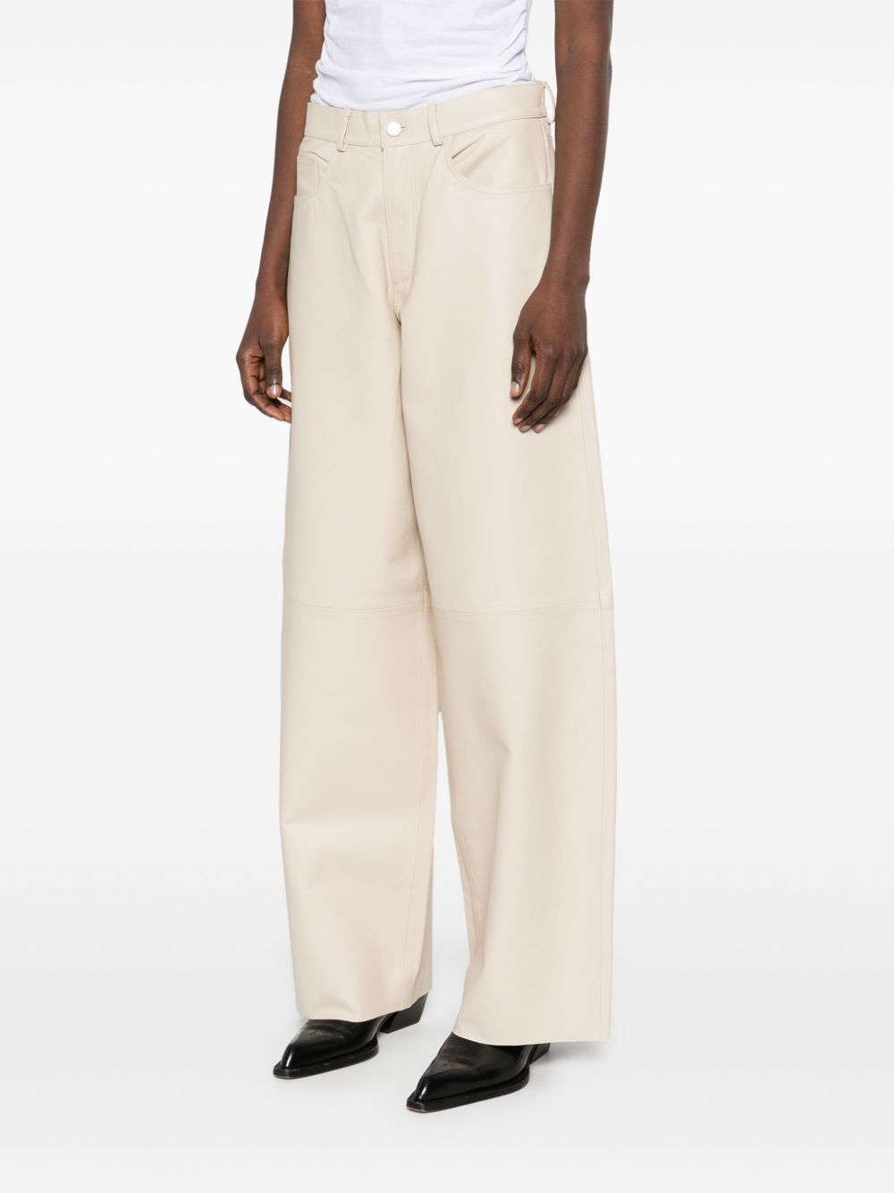 Haikure BETHANY LEATHER TROUSERS Size 27" / US 4 / IT 40 - 4 Thumbnail