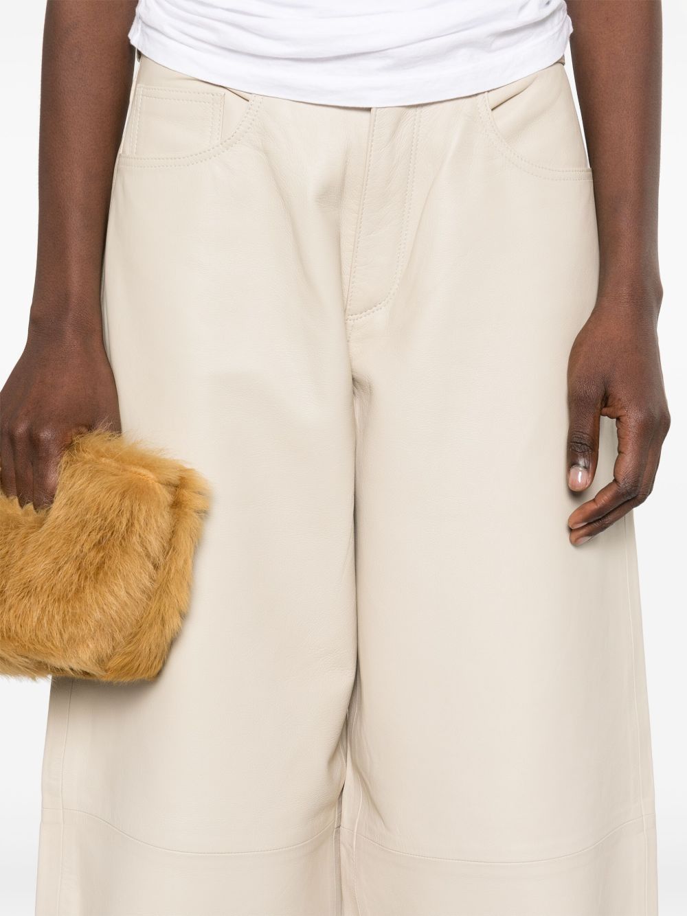 Haikure BETHANY LEATHER TROUSERS Size 28" / US 6 / IT 42 - 2 Thumbnail