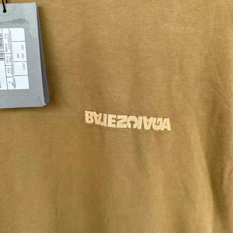 Balenciaga Balenciaga Reverse Logo Short Sleeve Tee - dmc Size US M / EU 48-50 / 2 - 4 Thumbnail