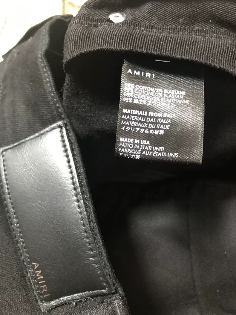 Amiri AMIRI 18AW Black Diamond Distressed Jeans - dmc Size US 34 / EU 50 - 8 Thumbnail