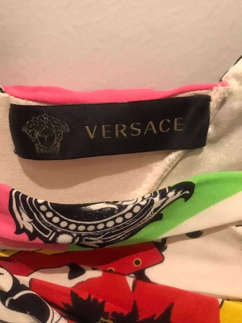 Versace Versace Silk Printed Sleeveless Dress - dmc Size US L / EU 52-54 / 3 - 5 Thumbnail