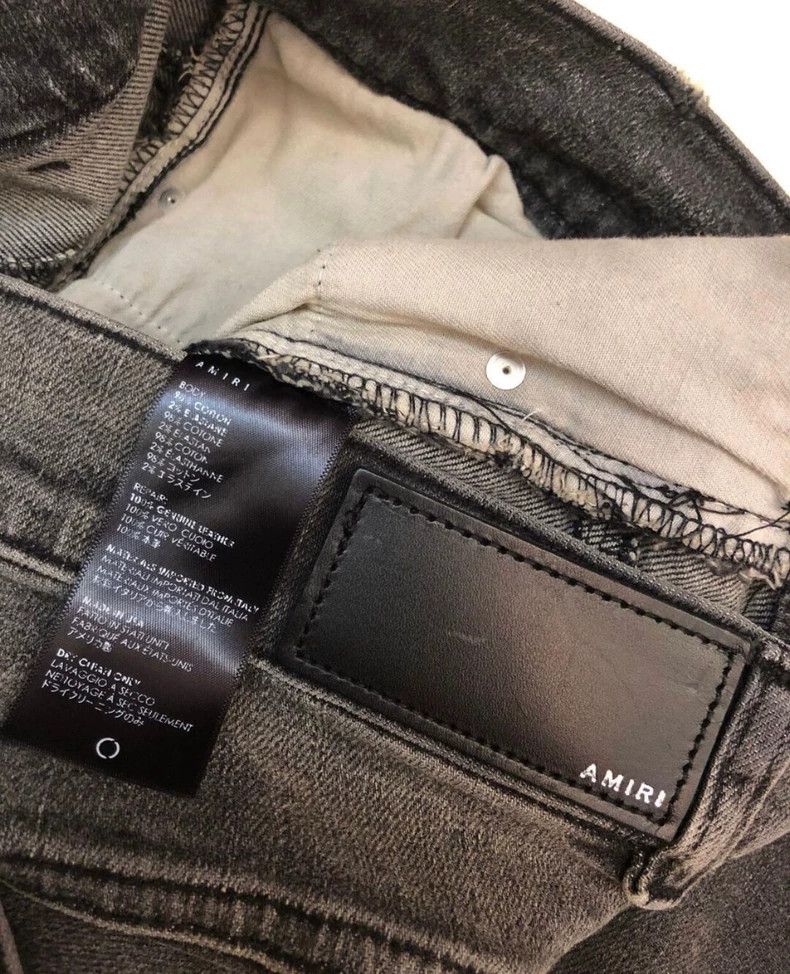 Amiri AMIRI 15OG Distressed Patch Jeans - dmc Size US 36 / EU 52 - 4 Thumbnail