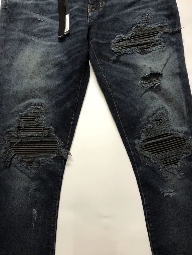 Amiri AMIRI MX1 Distressed Denim Jeans - dmc Size US 30 / EU 46 - 3 Thumbnail