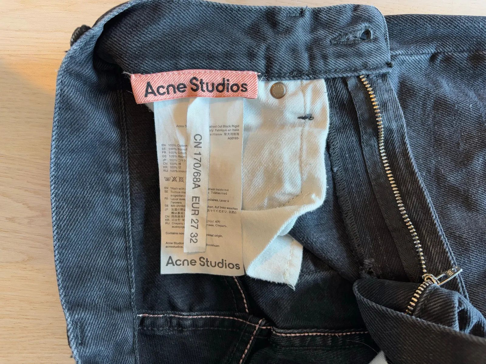 Acne Studios Acne Studios 1977 Washed out black Jeans Size 27" / US 4 / IT 40 - 3 Thumbnail