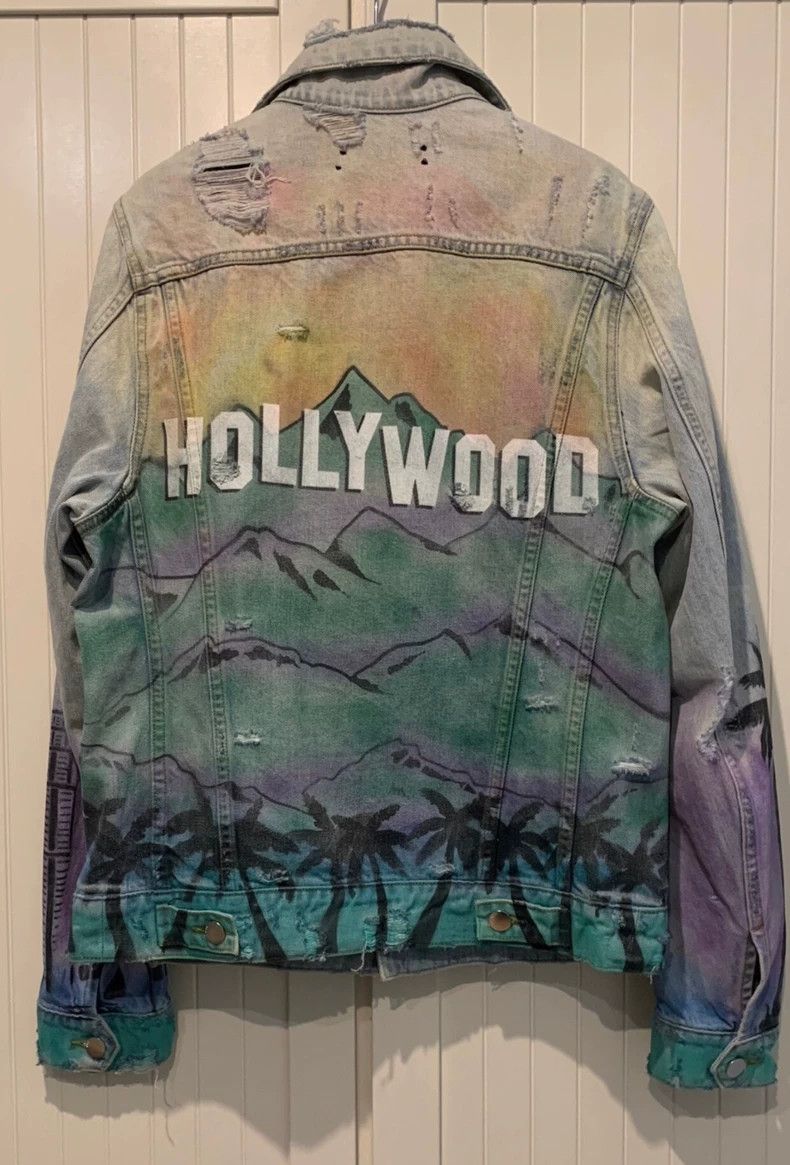 Amiri Amiri Hollywood Metropolis Denim Jacket - dmc Size US M / EU 48-50 / 2 - 2 Thumbnail