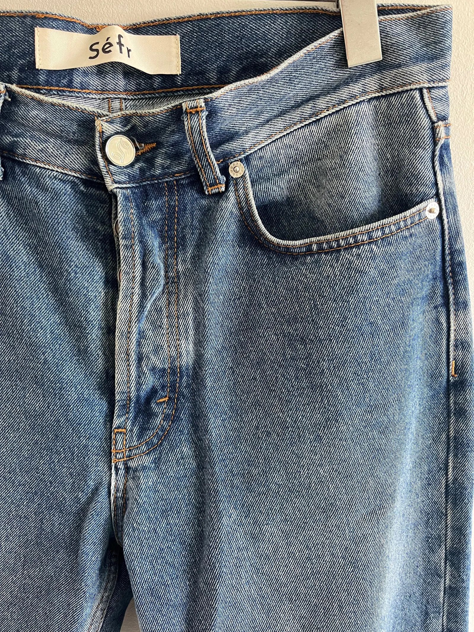 Sefr Séfr Classic Cut Mid Blue Jeans Size US 29 - 2 Thumbnail