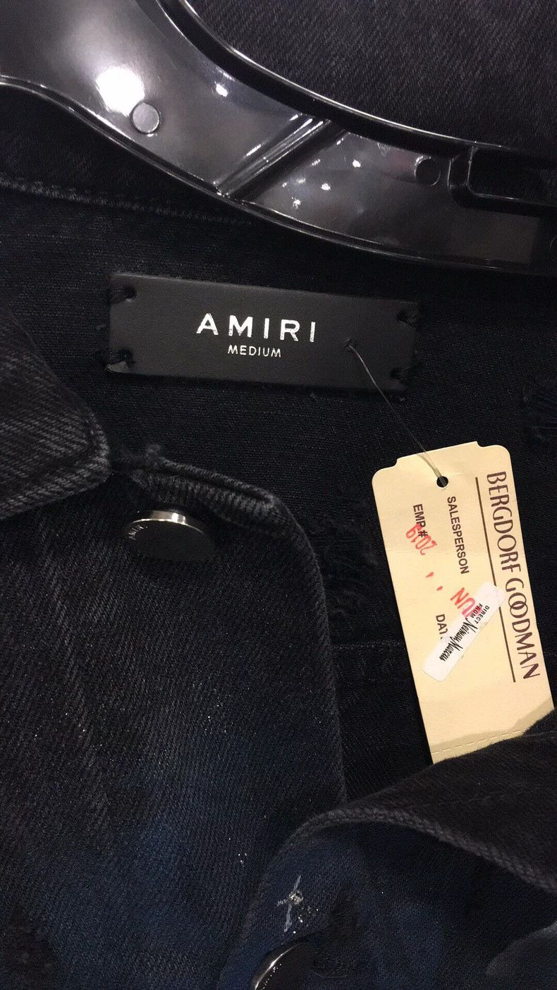 Amiri AMIRI Distressed Denim Jacket - dmc Size US M / EU 48-50 / 2 - 2 Thumbnail