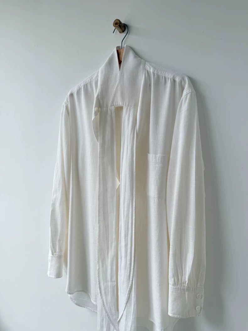 Yohji Yamamoto Yohji Yamamoto 2012SS Bow Shirt - dmc Size US L / EU 52-54 / 3 - 3 Thumbnail