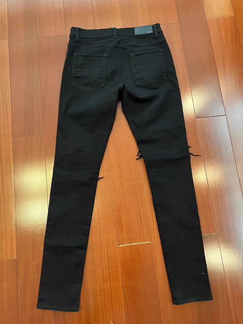 Amiri AMIRI RedBlack Jeans - dmc Size US 33 - 2 Thumbnail