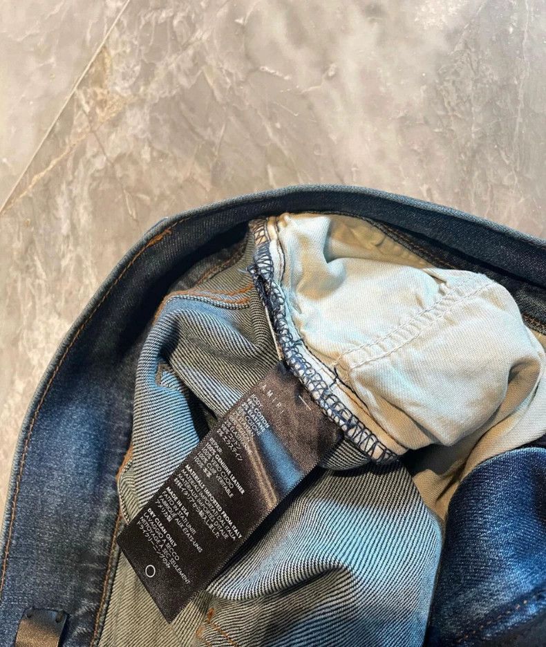 Amiri AMIRI OG Patch Distressed Denim Jeans - dmc Size US 32 / EU 48 - 4 Thumbnail