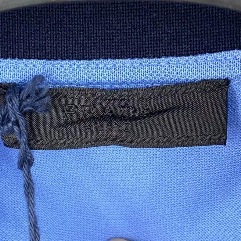 Prada Prada Triangle Logo Short Sleeve Polo - dmc Size US XL / EU 56 / 4 - 3 Thumbnail