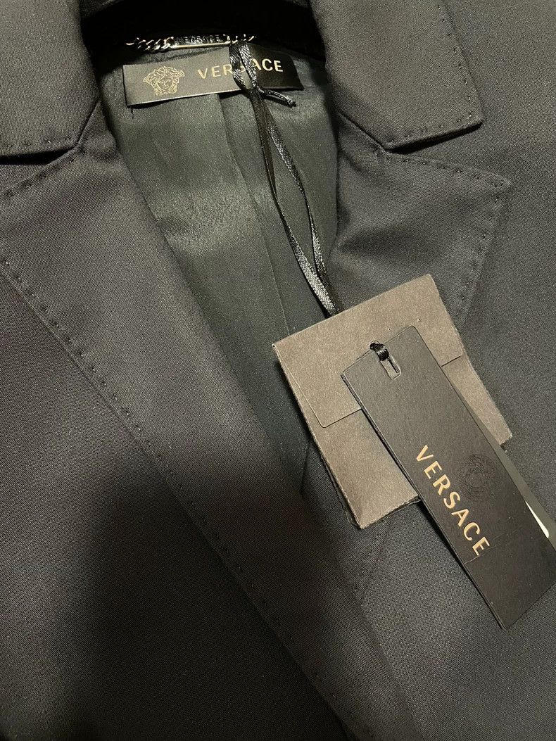Versace Versace Black Blazer with Mesh Sleeves - dmc Size US S / EU 44-46 / 1 - 3 Thumbnail
