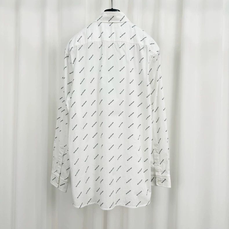 Balenciaga Balenciaga Printed Long Sleeve Shirt - dmc Size US L / EU 52-54 / 3 - 2 Thumbnail