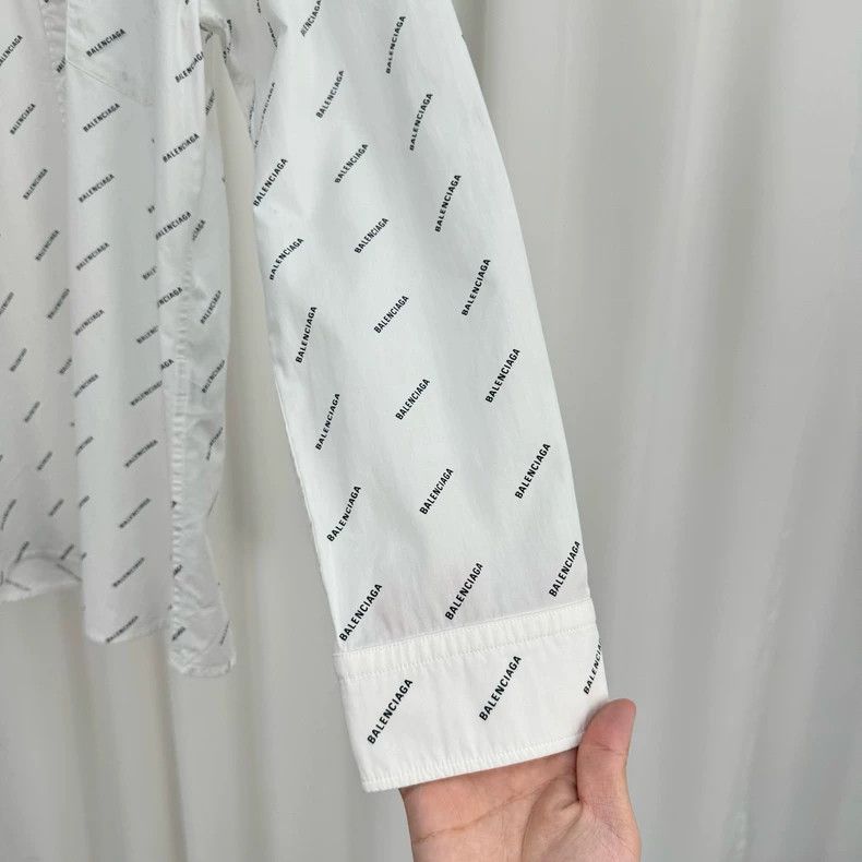 Balenciaga Balenciaga Printed Long Sleeve Shirt - dmc Size US L / EU 52-54 / 3 - 4 Thumbnail
