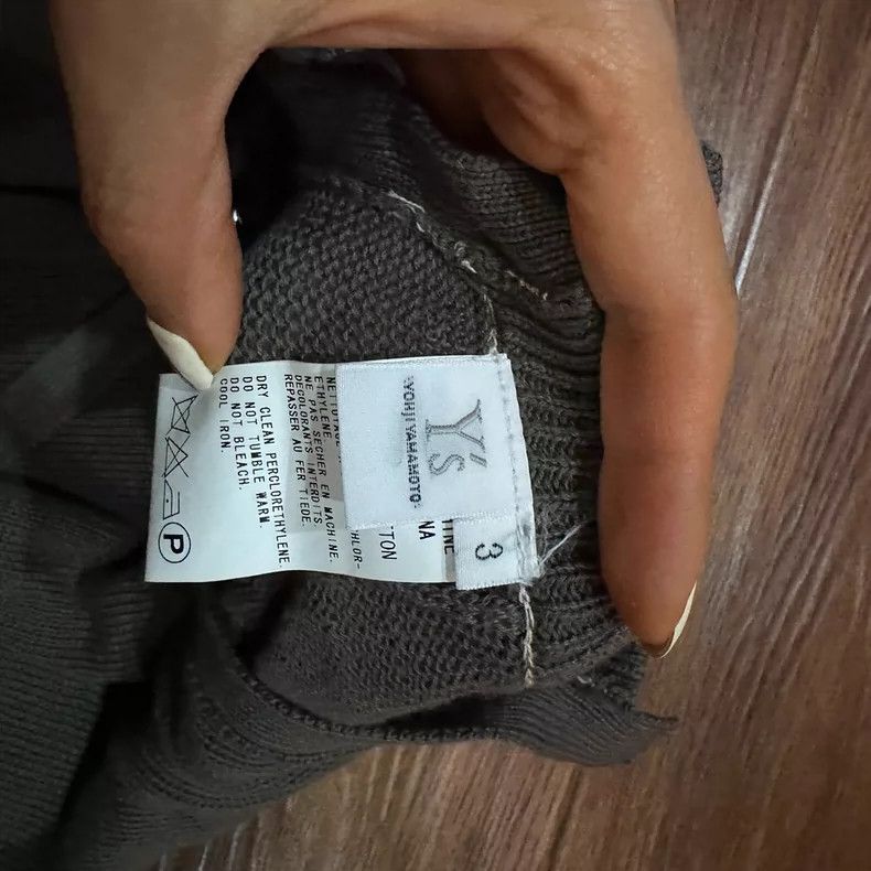 Yohji Yamamoto Y's Irregular Knit Sweater with Strap - dmc Size US L / EU 52-54 / 3 - 7 Thumbnail