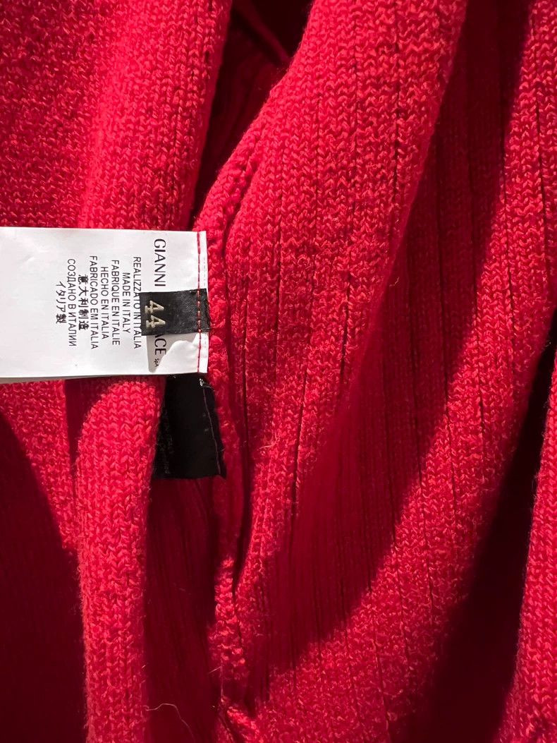 Versace Versace Red Fox Fur Trim Knit Coat - dmc Size US M / EU 48-50 / 2 - 5 Thumbnail