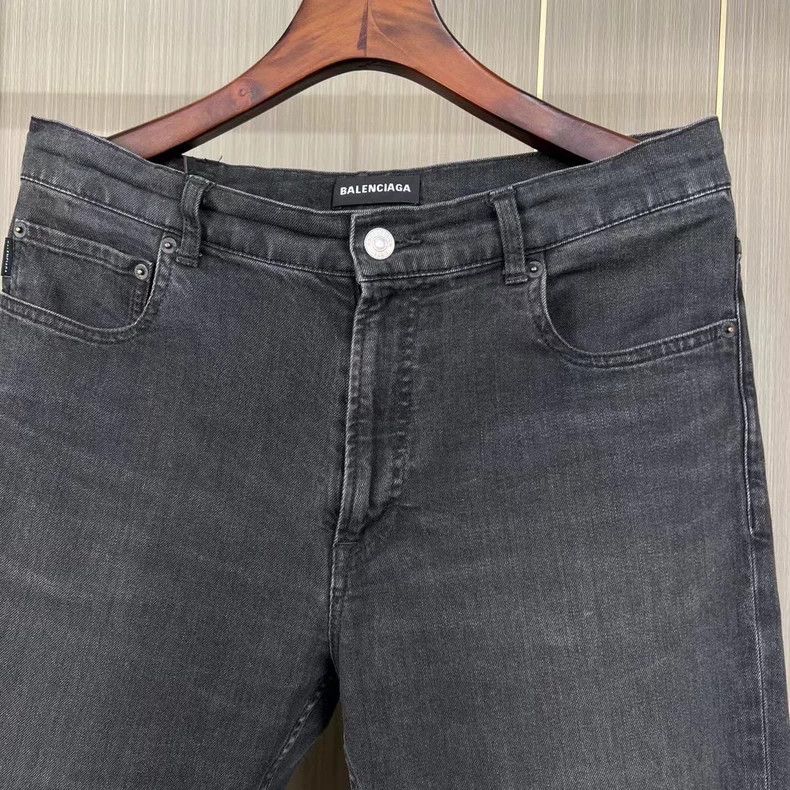 Balenciaga Balenciaga Black Gray Washed Denim Jeans - dmc Size US 33 - 3 Thumbnail