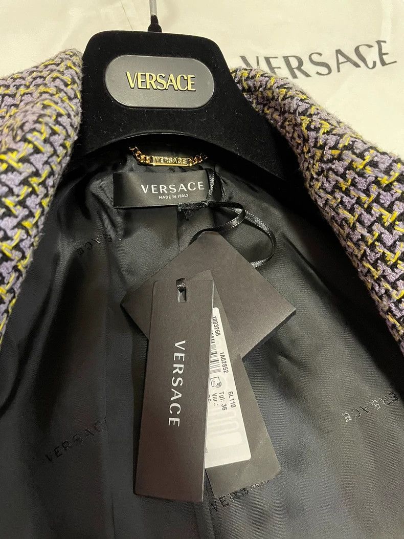 Versace Versace Logo Gold Button Blazer - dmc Size US XS / EU 42 / 0 - 7 Thumbnail