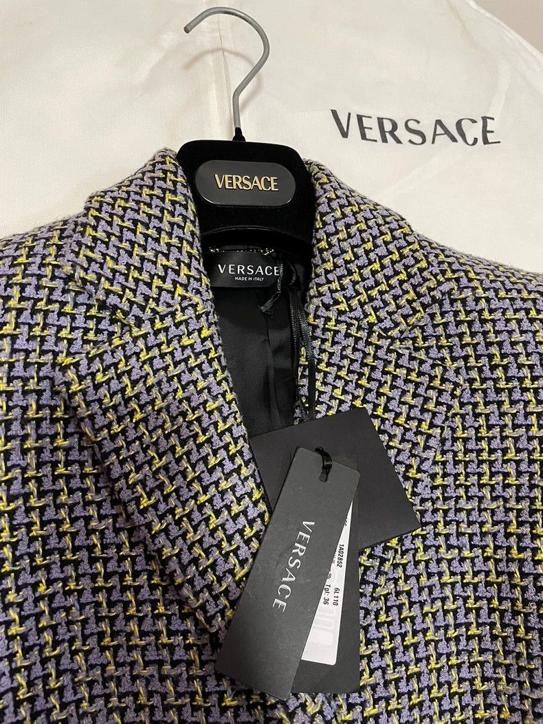 Versace Versace Logo Gold Button Blazer - dmc Size US XS / EU 42 / 0 - 4 Thumbnail