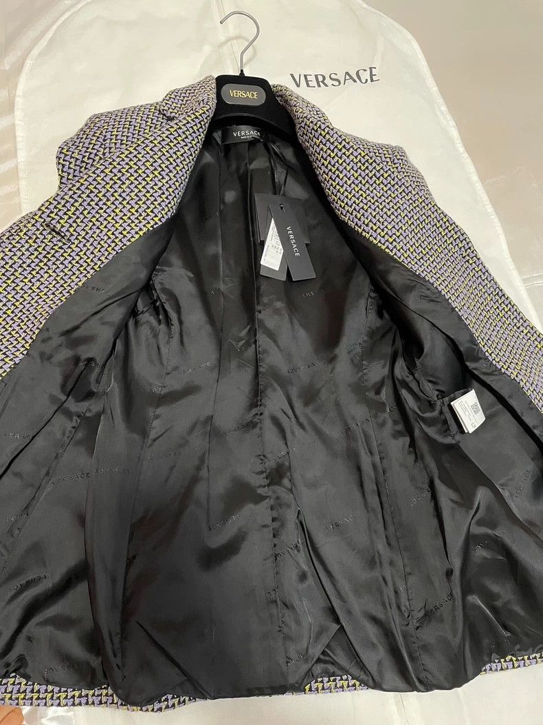 Versace Versace Logo Gold Button Blazer - dmc Size US XS / EU 42 / 0 - 6 Thumbnail