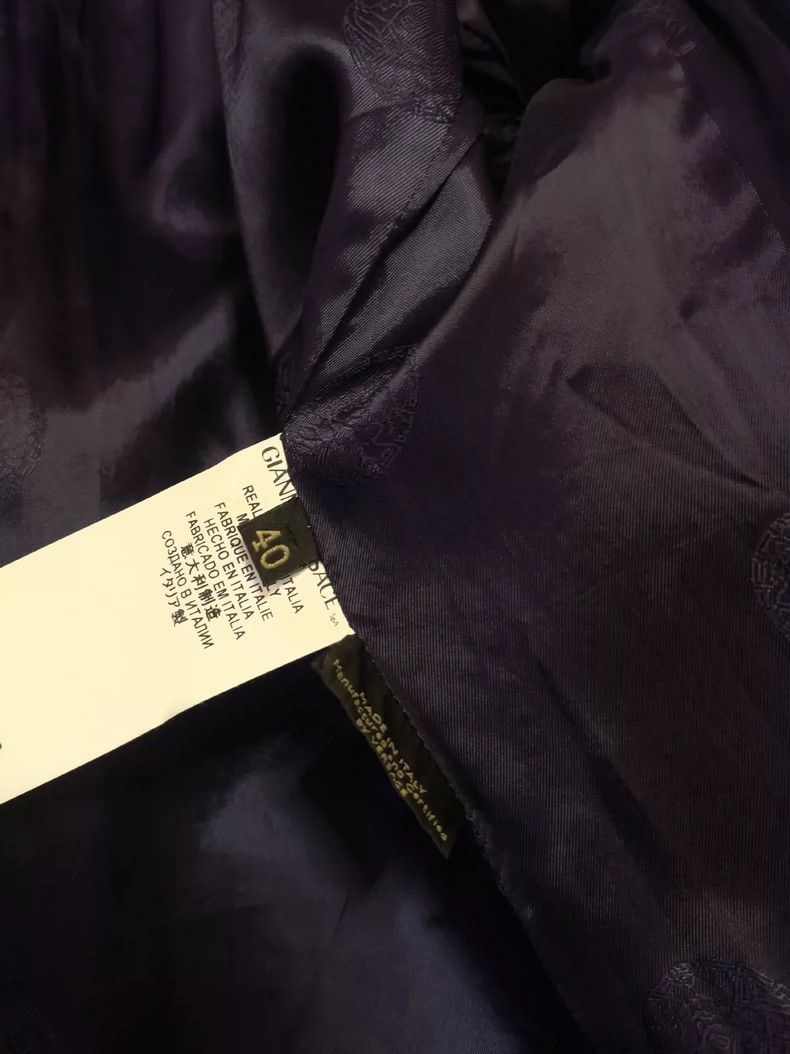 Versace Versace Purple Wool Fur Collar Coat - dmc Size US M / EU 48-50 / 2 - 6 Thumbnail
