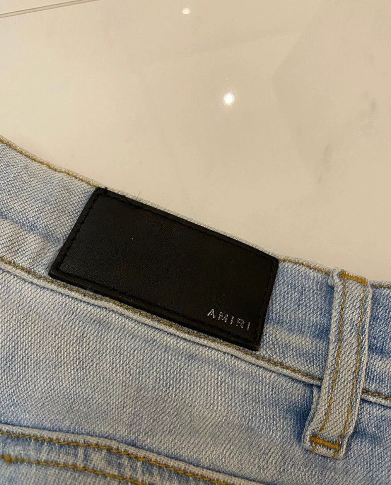 Amiri AMIRI Distressed Patchwork Denim Jeans - dmc Size US 32 / EU 48 - 3 Thumbnail