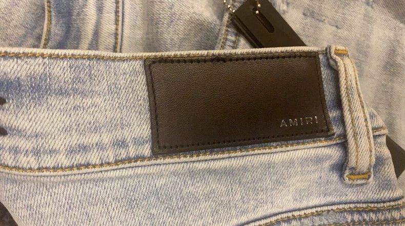 Amiri Amiri Floral Patchwork Distressed Jeans - dmc Size US 31 - 5 Thumbnail