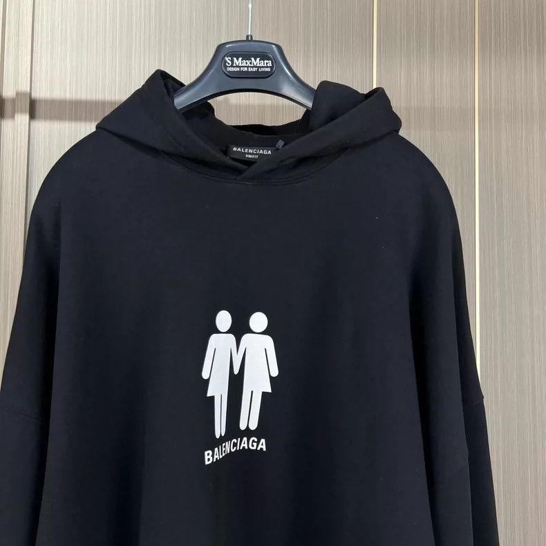 Balenciaga Balenciaga Double Portrait Print Hoodie - dmc Size US XS / EU 42 / 0 - 3 Thumbnail
