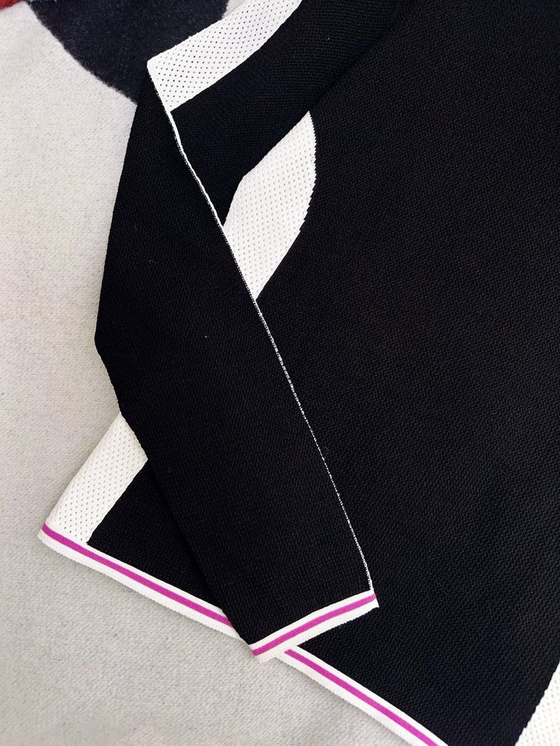 Chanel Chanel Black Knit Long Sleeve Top - dmc Size US M / EU 48-50 / 2 - 7 Thumbnail