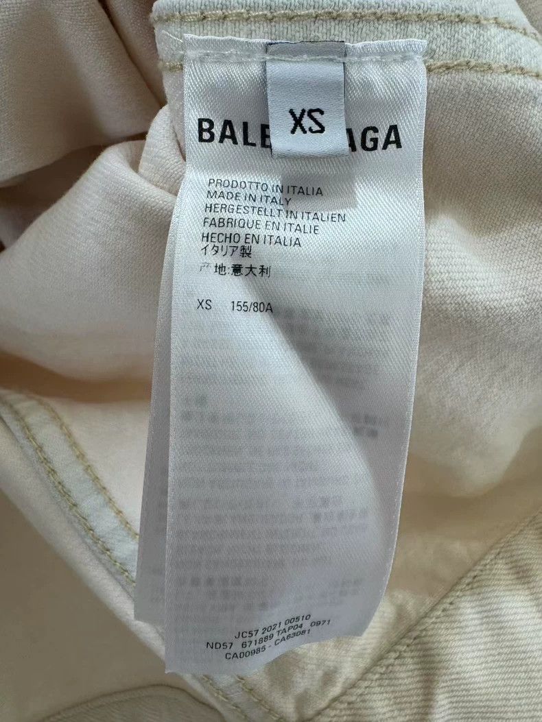 Balenciaga Balenciaga Logo Embroidered Denim Jacket - dmc Size US XS / EU 42 / 0 - 6 Thumbnail