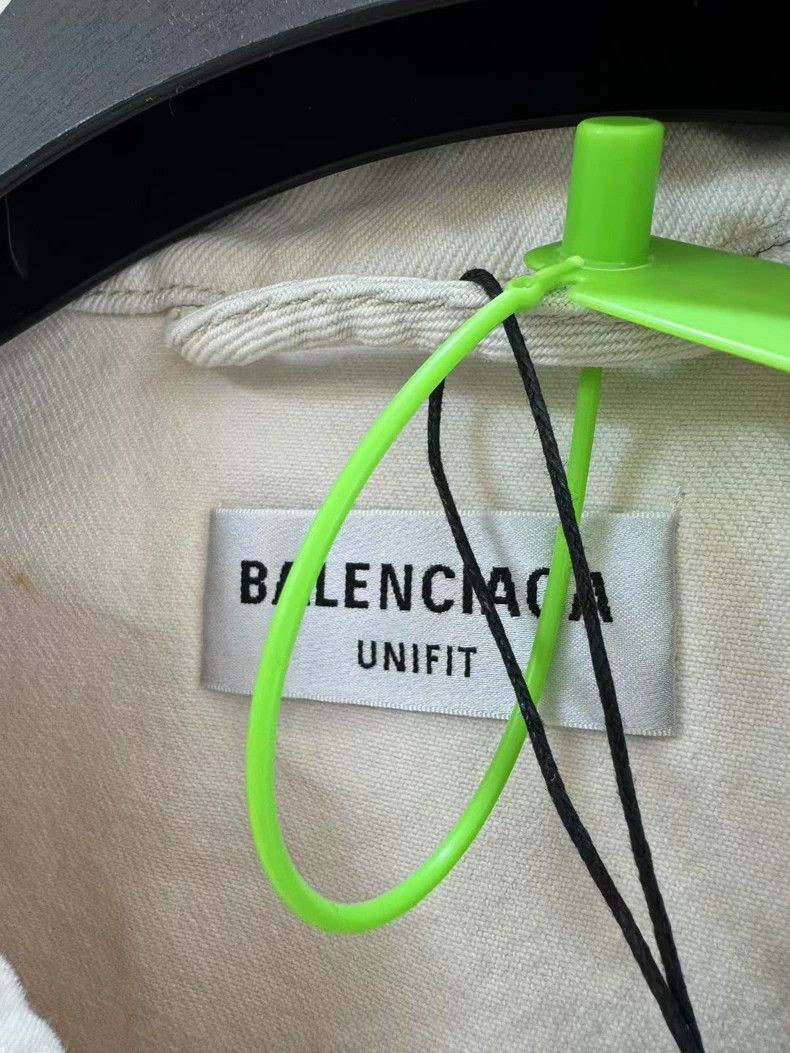 Balenciaga Balenciaga Logo Embroidered Denim Jacket - dmc Size US XS / EU 42 / 0 - 4 Thumbnail