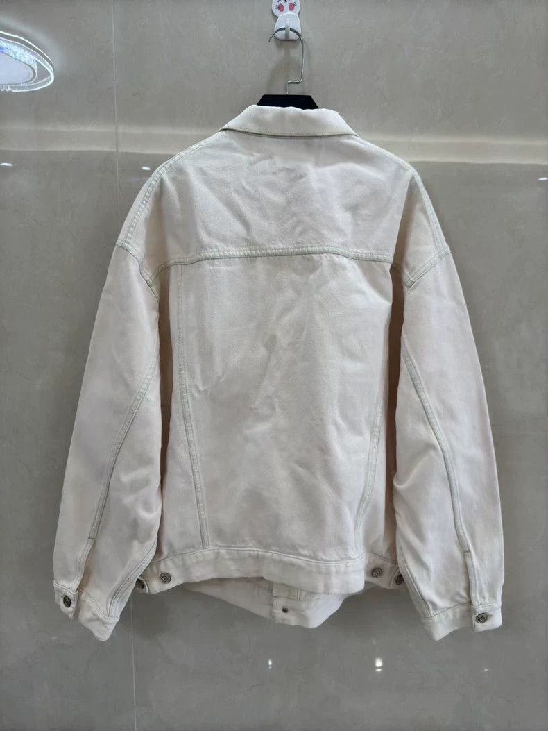 Balenciaga Balenciaga Logo Embroidered Denim Jacket - dmc Size US XS / EU 42 / 0 - 5 Thumbnail