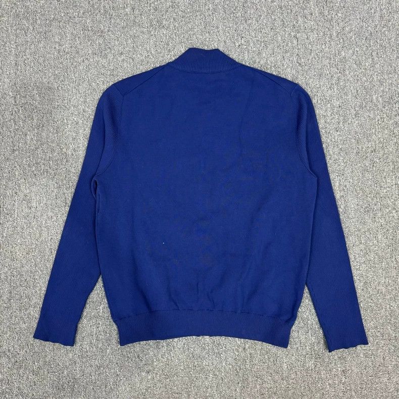 Versace Versace Men's Blue Zip Knit Jacket - dmc Size US L / EU 52-54 / 3 - 2 Thumbnail