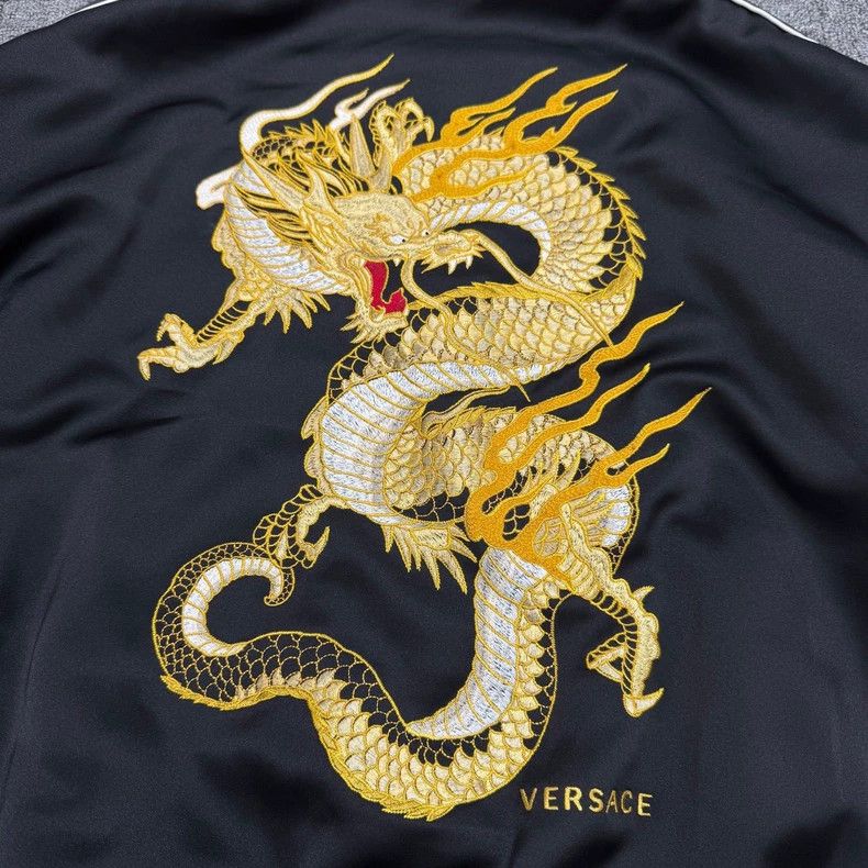 Versace Versace Dragon Embroidery Jacket - dmc Size US XL / EU 56 / 4 - 3 Thumbnail