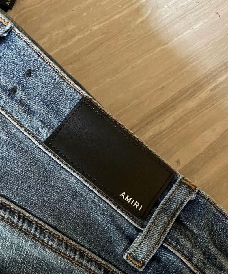 Amiri AMIRI Distressed Blue Denim Jeans - dmc Size US 30 / EU 46 - 3 Thumbnail