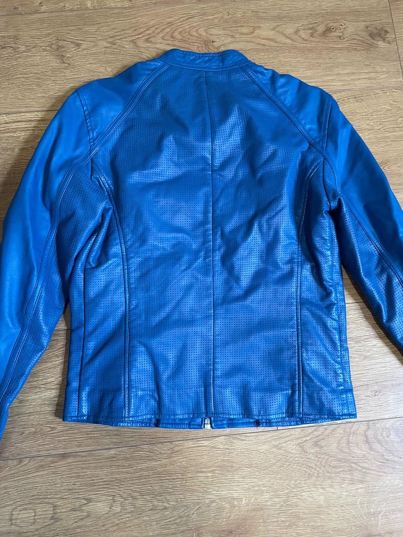 Versace VERSACE Perforated Lambskin Leather Jacket - dmc Size US M / EU 48-50 / 2 - 2 Thumbnail