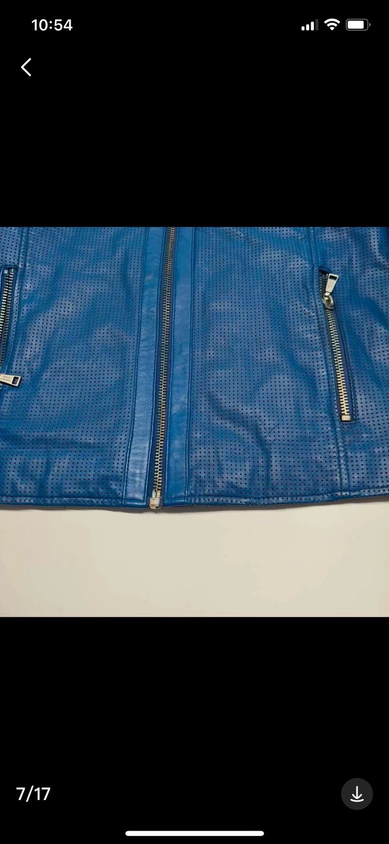 Versace VERSACE Perforated Lambskin Leather Jacket - dmc Size US M / EU 48-50 / 2 - 6 Thumbnail