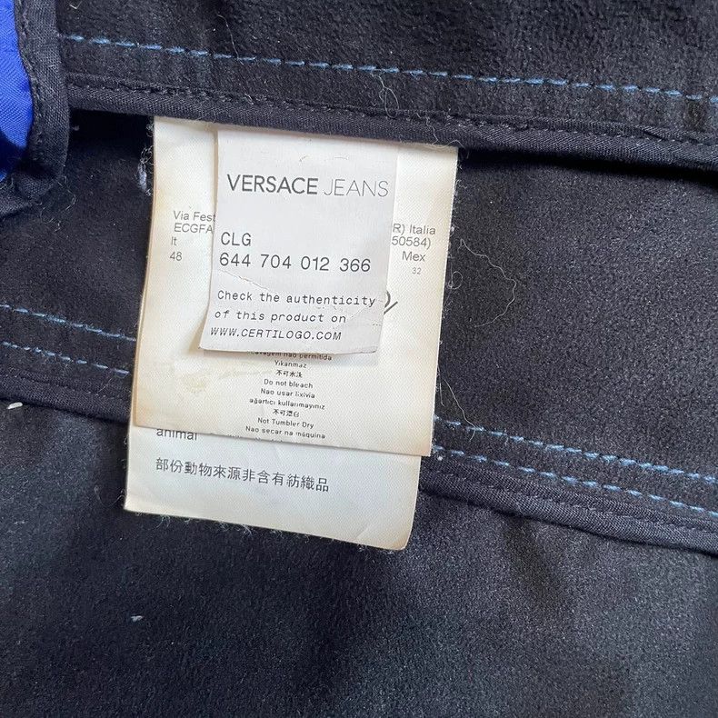 Versace VERSACE Perforated Lambskin Leather Jacket - dmc Size US M / EU 48-50 / 2 - 8 Thumbnail