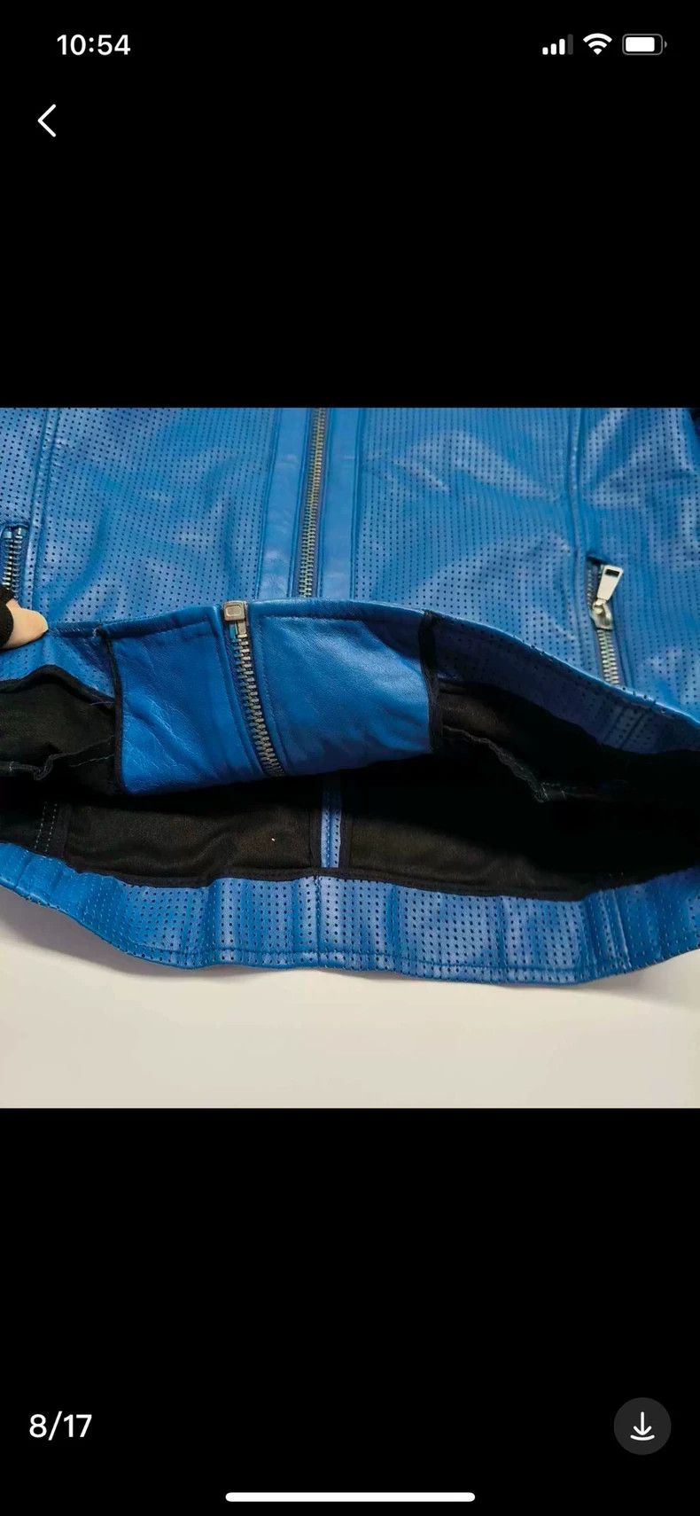 Versace VERSACE Perforated Lambskin Leather Jacket - dmc Size US M / EU 48-50 / 2 - 7 Thumbnail