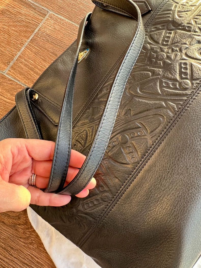 Vivienne Westwood Vivienne Westwood Black Leather Tote Bag - dmc Size ONE SIZE - 7 Thumbnail